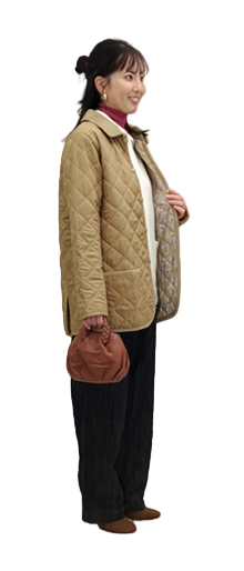 ファンシーヤーンセーターＥＬ / 天使の綿シフォンＥＬ / ジャカードワイドパンツＢＭ / リバティプリントジャケットＥＬ